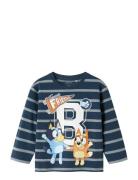 Nmmsulli Bluey Ls Nreg Top Sky Name It Navy