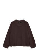 Vmcarmen Ls O-Neck Pullover Vero Moda Brown