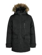 Jjcharlie Detachable Faux Fur Park Jnr Jack & J S Black