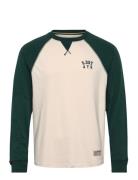 Vintage Athletic Baseball Top Superdry Cream