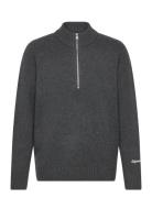 Jornorrebro Knit Half Zip Jnr Jack & J S Grey