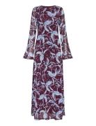 Onlcyril Mesh L/S Ankel Dress Wvn ONLY Purple