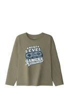 Nkmvictor Ls Rlx Top Name It Khaki