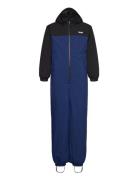 Hmljr Block Snowsuit Wp Hummel Blue