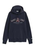 Graphic Hoodie GANT Blue
