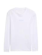 Printed Longsleeve Tom Tailor White