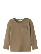 Nmmthoro Hen Ls Slim Top Lil Lil'Atelier Brown