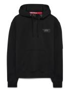 Back Print Hoodie Alpha Industries Black