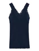 Rwbernadine Organic Cotton Sl Lace Rosemunde Navy
