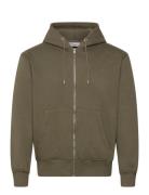 Recycled Zip Hoodie Sweat Lindbergh Green