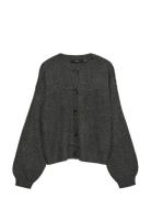 Vmlea Ls O-Neck Cardigan Noos Vero Moda Grey