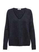 Jdyelanora L/S V-Neck Pullo. Knt Noos JDY Navy