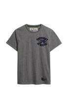 Vintage Athletic Chest S/S Tee Superdry Grey