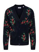 Onsxmas Reg 5 Mist Card Knit Cs ONLY & SONS Navy