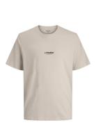 Jjesoho Tee Ss Crew Neck Noos Jnr Jack & J S Beige