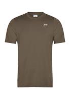 Id Train Stretch Tech T-Shirt Reebok Performance Khaki