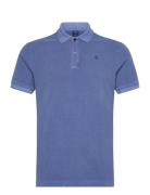 Dunda Overdyed Slim Polo S\S G-Star Blue