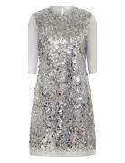 Davinaiw Short Dress InWear Silver