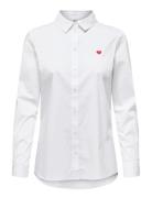 Jdymio L/S Embroidery Shirt Wvn Noos JDY White