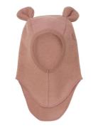 Balaclava Ears Wool Fleece Huttelihut Pink