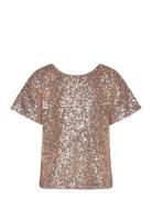 Tnrupa S_S Sequin Top The New Pink