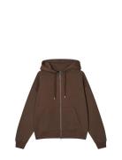 Standard Luka Hoodie Zip Sweat Mads Nørgaard Brown