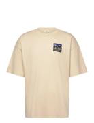 Halo Graphic Boxy T-Shirt HALO Beige