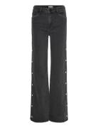 Dante6-Belvina Button Up Wide Leg Jeans Dante6 Black