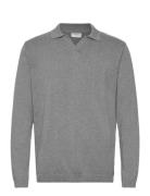 Splitneck Recycled Yarn Knit Lindbergh Grey