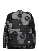 Zip Top Backpack Unikko Marimekko Black
