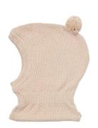 Knitted Balaclava Pomi Wheat Beige