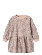 Sweat Dress L/S Zenia Wheat Pink