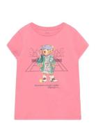30/1 Jersey-Bearsscntee-Kn-Tsh Ralph Lauren Kids Pink