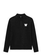 Wwtay Half Zipper 25081 WOOD WOOD Black