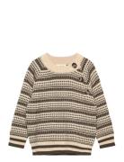 Ppdirch Nordic Knit Sweater Petit Piao Beige