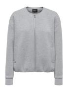 Onljudith Life O-Neck Scuba Jacket Otw ONLY Grey