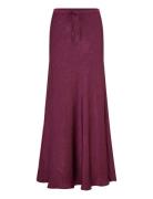 Emily Skirt A-View Burgundy