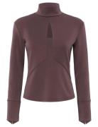 Kbbrittany Turtleneck Karen By Simonsen Burgundy