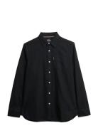 Essentials L/S Denim Shirt Superdry Black