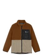 Fleece Jacket Color Kids Brown