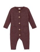 Jumpsuit - Knitted CeLaVi Burgundy