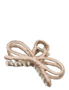 Luster Bow Hair Claw Becksöndergaard Beige