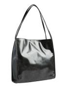 Pcmalou Patent Shopping Bag Wb Pieces Black