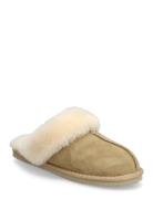 Rhbrisbane Shearling Reversed Slipp Rosemunde Beige