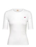 Luca Slim Tee White + Rib Knit Levi's® White