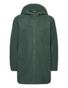 W Maud Pile Jacket Helly Hansen Green