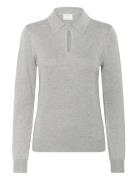 Kajada Polo Pullover Kaffe Grey
