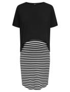 Olmoline S/S O-Neck Nursi Dress Jrs Noos Only Maternity Black