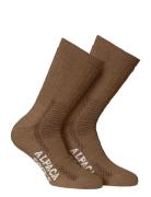 Alpacasocks 2-Pack Alpacasocks&Co Khaki
