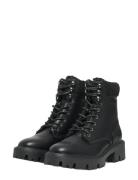 Onlbetty-11 Warm Lace Up ONLY Black